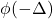 \phi(-\Delta)